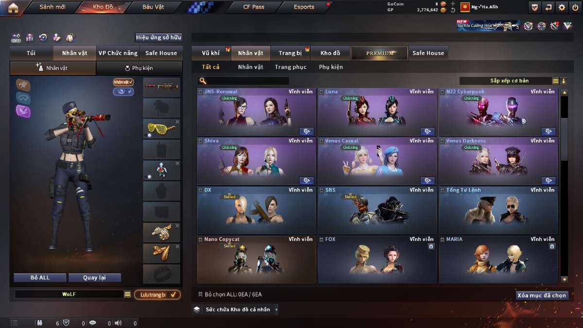 shop acc cf uy tin gia re